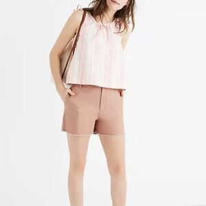 Madewell High Rise Twill Shorts